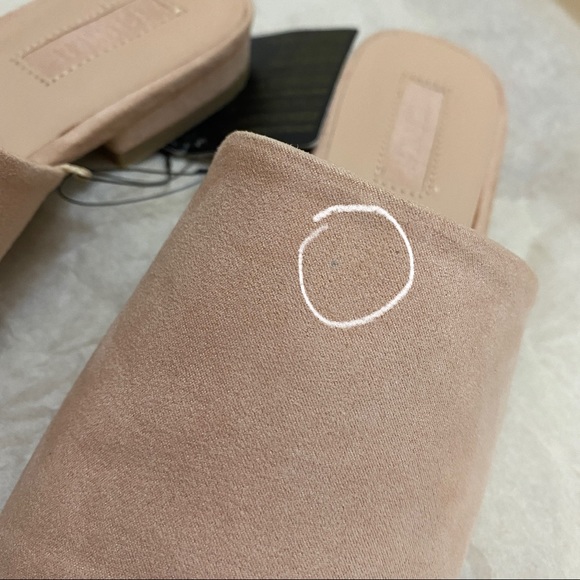 F21 Pink Faux Suede Slides 💗 - Picture 4 of 6
